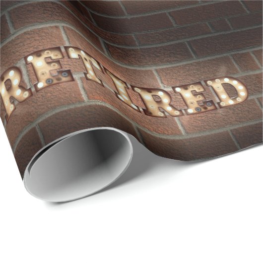 Marquee in ruste Sign On Brick Cadeaupapier (Rol Hoek)