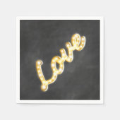 marquee-lampjes Napkin - alkbord Servetten (Voorkant)
