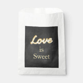  marquee lights Favor Bag - chalkboard Bedankzakje