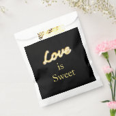 Marquee Lights Favor Bag - zwart Bedankzakje (Gezegeld)