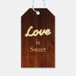 Marquee Lights Gift Label Cadeaulabel