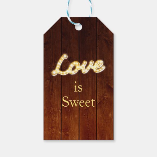 Marquee Lights Gift Label Cadeaulabel (Voorkant)