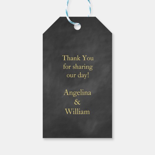 Marquee Lights Gift Label - karton Cadeaulabel (Achterkant)