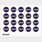 Marquee Lights Love Sticker (Vel)
