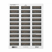 Marquee Lights Vakantie retour adres labels (Full Sheet)