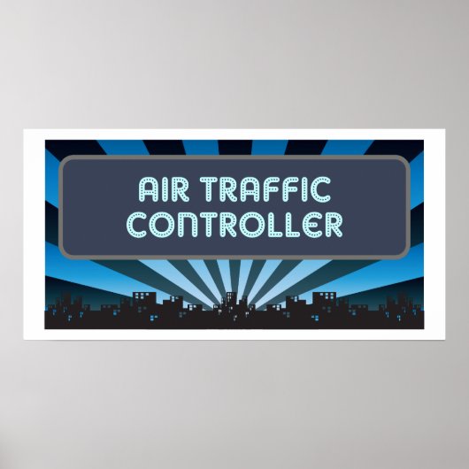 Marquee luchtverkeersleider poster (Voorkant)