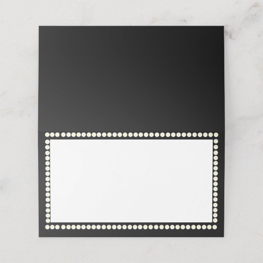 Marquee Style Table Kaarten Plaatskaartje (Buitenkant ongevouwen)