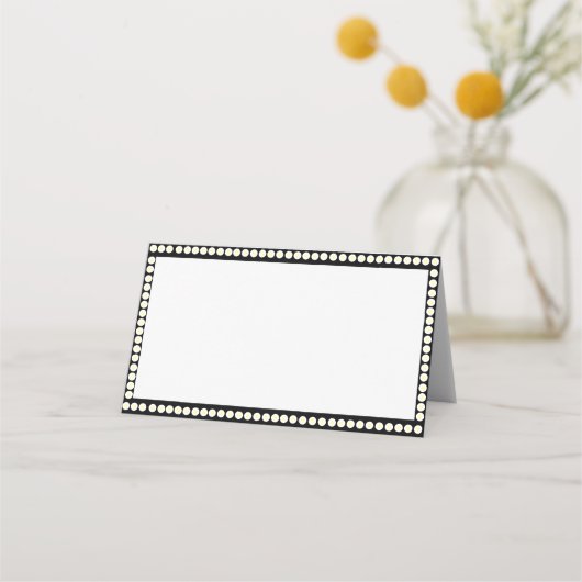 Marquee Style Table Kaarten Plaatskaartje (Voorkant)