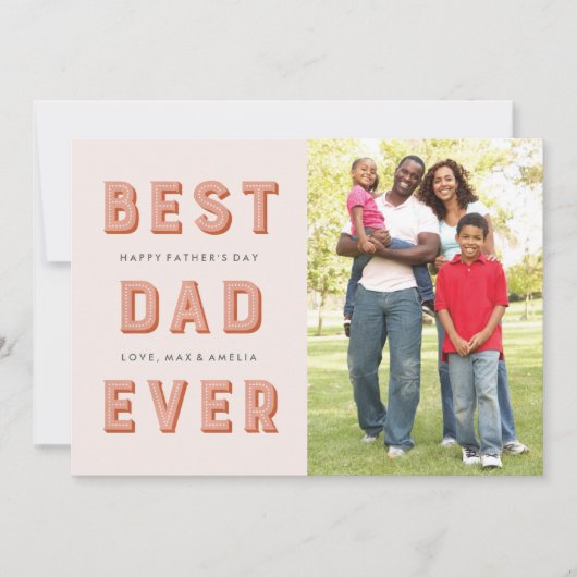 Marquee Vaderdag Kaart - Rust (Voorkant)