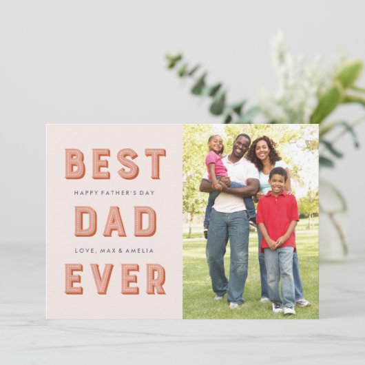 Marquee Vaderdag Kaart - Rust (Staand voorkant)