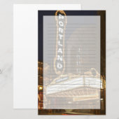 Marquee van het Arlene Schnitzer auditorium Briefpapier (Voorkant / Achterkant)