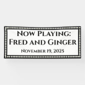 Marquee Wedding Banner (Horizontaal)