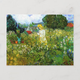 Marquerite Gachet in de tuin, Vincent van Gogh. Briefkaart