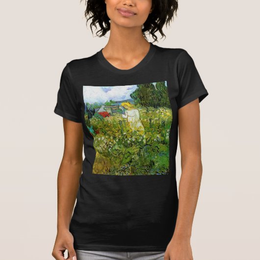 Marquerite Gachet in de tuin, Vincent van Gogh. T-shirt (Voorkant)