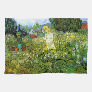 Marquerite Gachet in de tuin, Vincent van Gogh. Theedoek