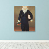 Marques de Penafiel, zoon van de hertog van Osuna Canvas Afdruk (Insitu (Houten vloer))