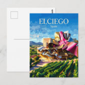Marqués de Riscal-wijnmakerij Spanje Briefkaart (Voorkant / Achterkant)