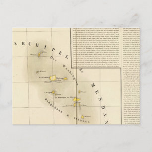 Marquesas Oceania nr. 34 Briefkaart