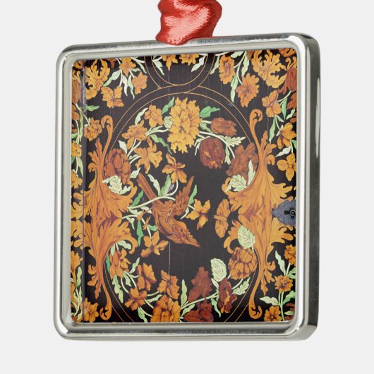 Marquetry box, Engels, c.1670 Metalen Ornament (Links)