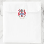 Marquette Coat of Arms (familiekust) Ronde Sticker (Tas)