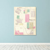 Marquette, Conway, Galva, Elyria, Ames, Kansas Canvas Afdruk (Insitu (Houten vloer))