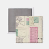 Marquette, Conway, Galva, Elyria, Ames, Kansas Magneet (Voorkant / Achterkant)