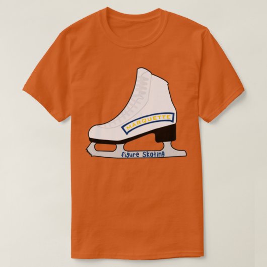Marquette Figuur Skating 1 T-shirt (Design voorkant)