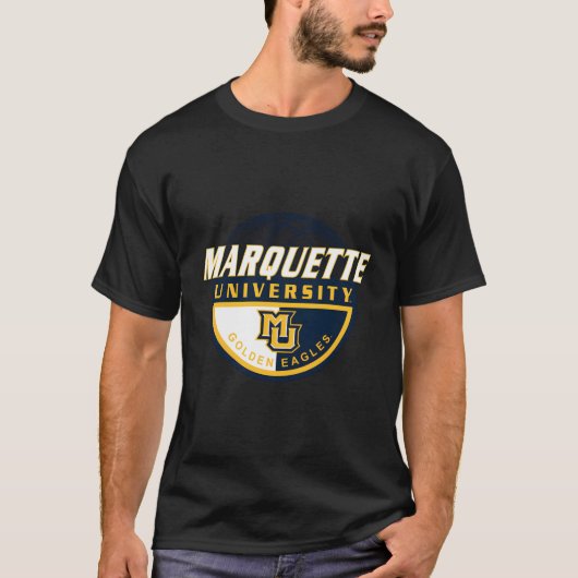 Marquette Golden Eagles Basketbal Dunk Grey T-shirt (Voorkant)