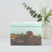 Marquette Harbor Lighthouse Briefkaart (Staand voorkant)