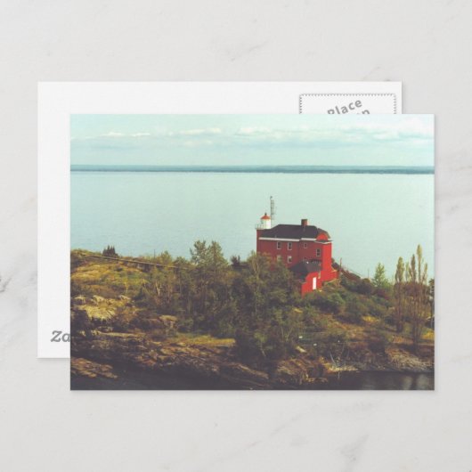 Marquette Harbor Lighthouse Briefkaart (Voorkant / Achterkant)