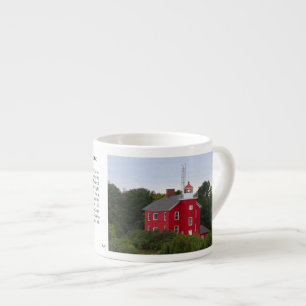 Marquette Harbor Lighthouse history espresso mok
