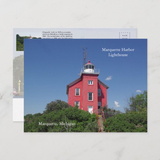 Marquette Harbour briefkaart (Voorkant / Achterkant)