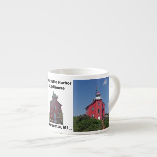 Marquette Harbour Lighthouse espresso mok (Voorkant rechts)