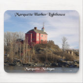 Marquette Harbour Lighthouse mousepad Muismat (Voorkant)