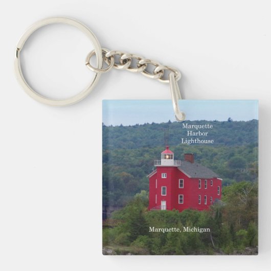 Marquette Harbour-sleutelketen Sleutelhanger (Voorkant)