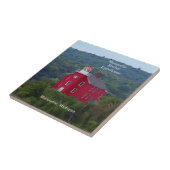 Marquette Harbour Vuurtoren tegel Tegeltje (Zijkant)