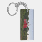 Marquette Harbour vuurtorse rechthoekige ketting Sleutelhanger (Voorkant Links)