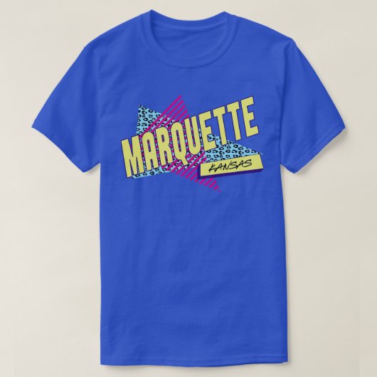 Marquette Kansas Pride 90s jaren negentig Costum T-shirt (Design voorkant)