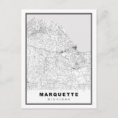 Marquette Map Briefkaart (Voorkant)