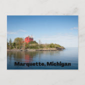 Marquette Michigan Briefkaart (Voorkant)