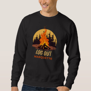 Marquette Michigan Kampvuur Trui