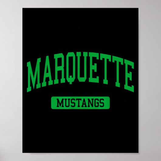 Marquette middelbare school hs chesterfield mo var poster (Voorkant)