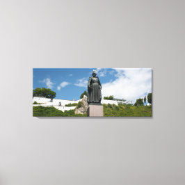 Marquette Statue, Mackinac Island, Michigan Canvas Afdruk