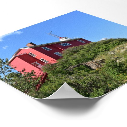 Marquette Vuurtoren - aka Big Red Poster (Hoek)