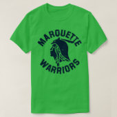 Marquette Warriors Navy Telefoon Case T-shirt (Design voorkant)