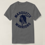 Marquette Warriors Navy TShirt (Design voorkant)