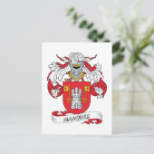 Marquez Family Crest Briefkaart (Staand voorkant)