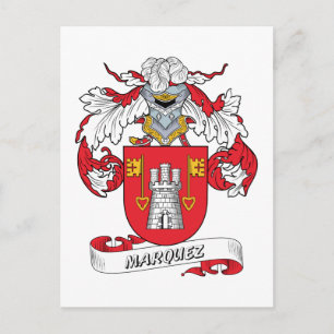 Marquez Family Crest Briefkaart