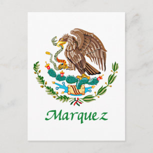 Marquez Mexican National Seal Briefkaart