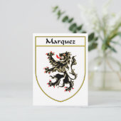 Marquez-wapenstilstand Briefkaart (Staand voorkant)